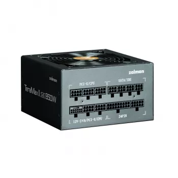Netzteil Zalman TeramaxII SE 850 W ATX 18+10 Pin, 80 PLUS Gold, 120 mm Lüfter, schwarz