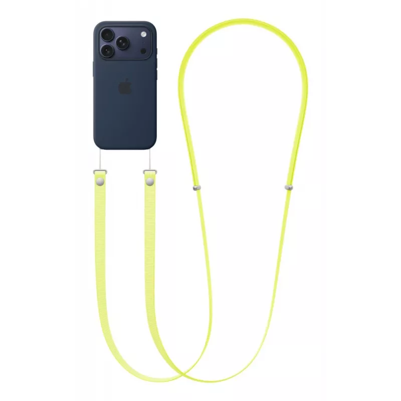 Umhängeriemen Apple Crossbody Strap Neon Gelb 2,08 m rPET Edelstahl