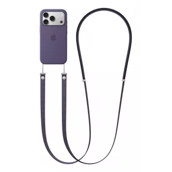 Crossbody-Tragegurt Apple MGGJ4ZM/A – Lila, recyceltes rPET und Edelstahl, Länge 2,08 m