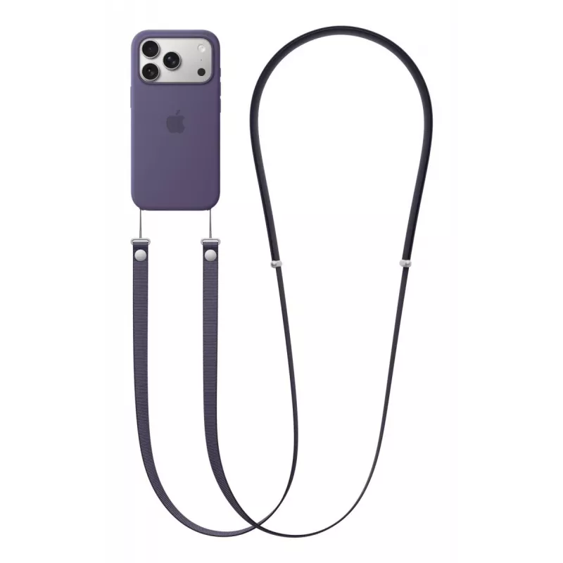 Crossbody-Tragegurt Apple MGGJ4ZM/A – Lila, recyceltes rPET und Edelstahl, Länge 2,08 m
