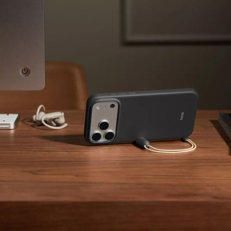 APPLE Beats iPhone 17 Pro Max - Kickstand-Hülle mit MagSafe und Kamerasteuerung - Granitgrau