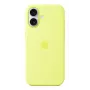 Cover Apple iPhone 17 Silikon Case mit MagSafe Neon Gelb