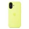 Cover Apple iPhone 17 Silikon Case mit MagSafe Neon Gelb