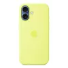 Cover Apple iPhone 17 Silikon Case mit MagSafe Neon Gelb