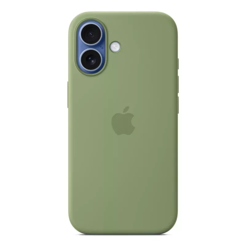 Silikonhülle Apple iPhone 17 MagSafe Light Moss Cover Grün