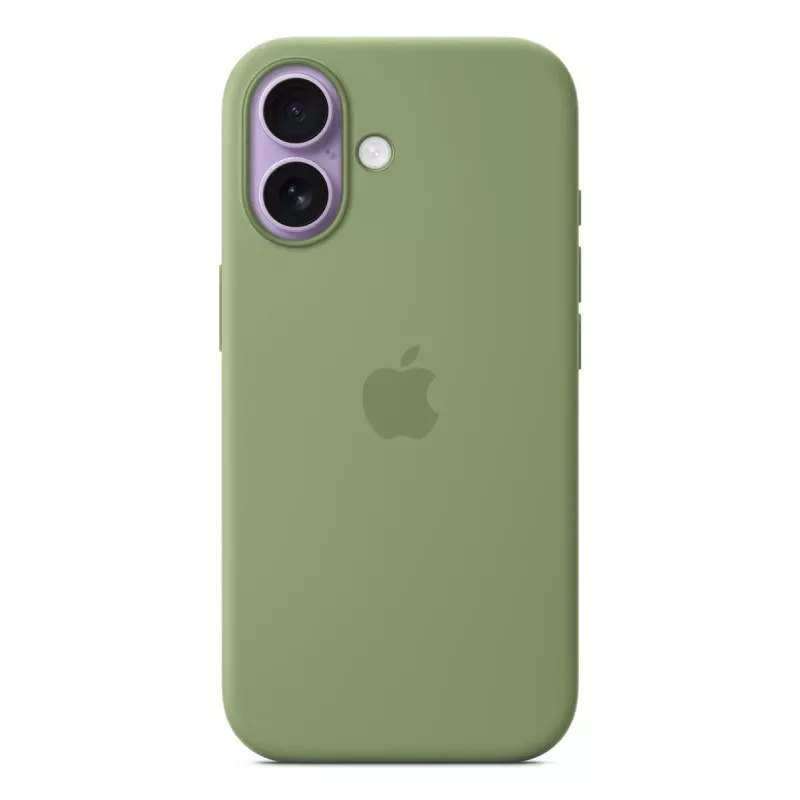 Silikonhülle Apple iPhone 17 MagSafe Light Moss Cover Grün