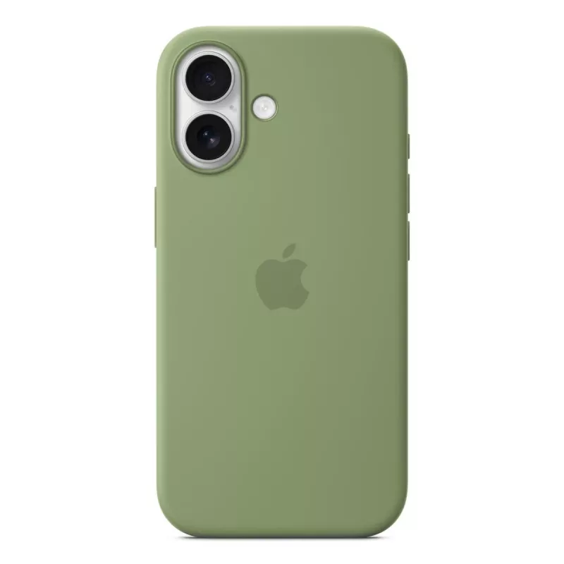 Silikonhülle Apple iPhone 17 MagSafe Light Moss Cover Grün