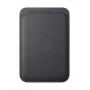 Kartenhalter Apple iPhone FineWoven Wallet mit MagSafe Schwarz Microtwill