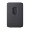 Kartenhalter Apple iPhone FineWoven Wallet mit MagSafe Schwarz Microtwill