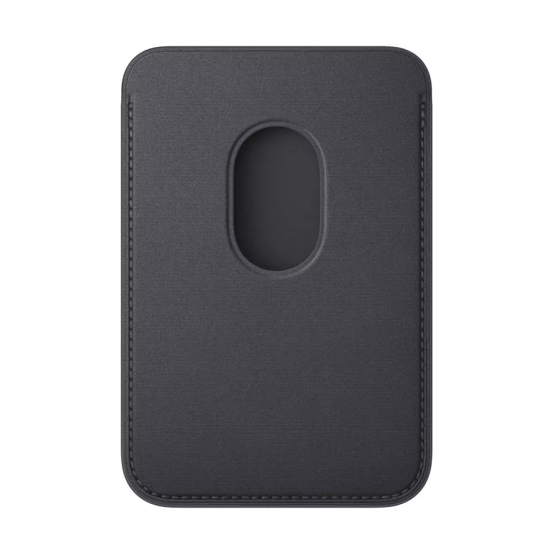 Kartenhalter Apple iPhone FineWoven Wallet mit MagSafe Schwarz Microtwill