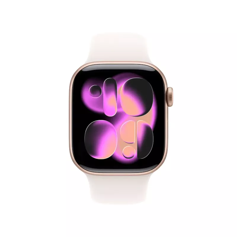 Apple Watch Series 11 GPS 42mm Roségold Aluminiumgehäuse Light Blush Sportarmband S/M