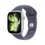 Smartwatch Apple Watch Series 11 GPS 46mm Silber Aluminiumgehäuse Purple Fog Sportband S/M