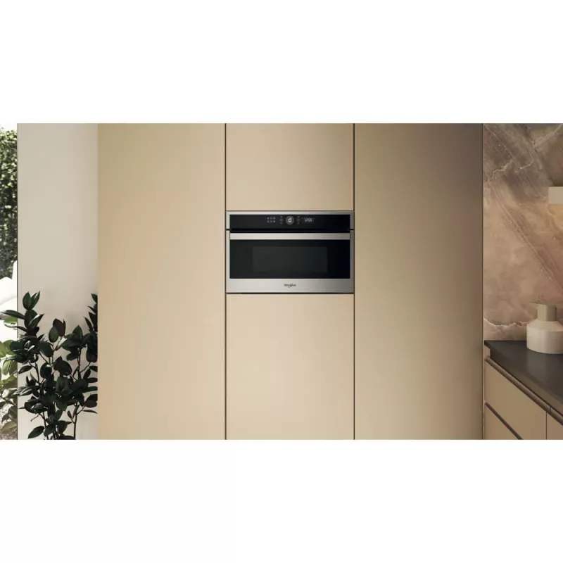 Whirlpool WMD44MX Edelstahl Grill-Mikrowelle Einbau 31 L 1000 W