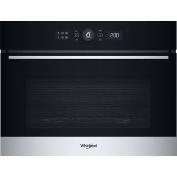 Whirlpool WMW57DHMX Schwarz, Edelstahl Kombi-Mikrowelle Einbau 40 L 900 W