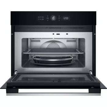 Whirlpool WMW57DHMX Schwarz, Edelstahl Kombi-Mikrowelle Einbau 40 L 900 W