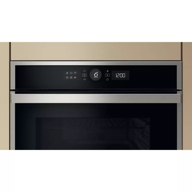 Whirlpool WOI4S8CM1SXA 73 L Schwarz, Edelstahl