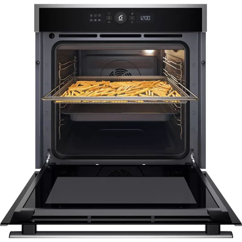 Whirlpool WOI4S8CM1SXA 73 L Schwarz, Edelstahl