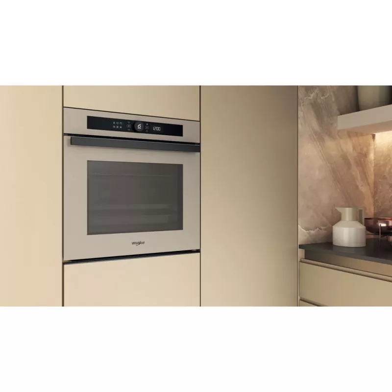 Einbau-Backofen WHIRLPOOL WOI4S8HM2SEA 6th Sense Hid Steam+ Urban Beige
