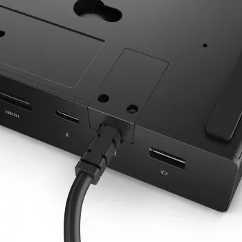 Lenovo ThinkPad Thunderbolt 4 Smart Dock Gen2 7500 Kabelgebunden Schwarz 100W Power Delivery 2500Mbit/s