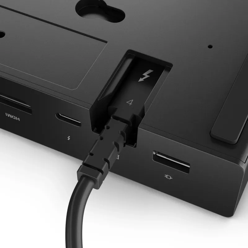 Lenovo ThinkPad Thunderbolt 4 Smart Dock Gen2 7500 Kabelgebunden Schwarz 100W Power Delivery 2500Mbit/s