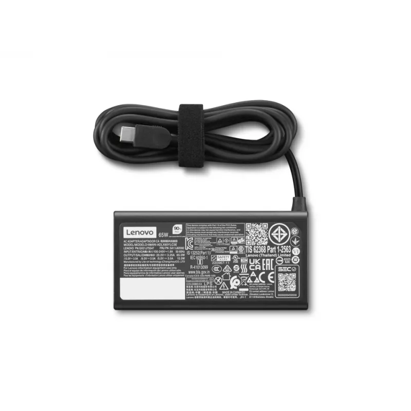 Lenovo 4X21S91187 Netzteil Indoor 65 W Schwarz