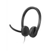 Lenovo VoIP Headset 5000 Kabelgebundenes Head-Band Büro/Callcenter USB Typ-C Schwarz