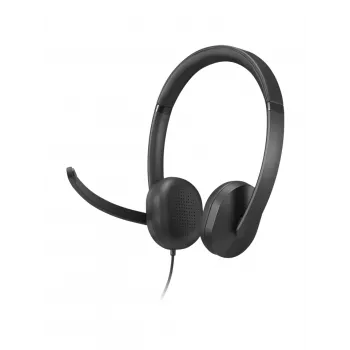 Lenovo VoIP Headset 5000 Kabelgebundenes Head-Band Büro/Callcenter USB Typ-C Schwarz
