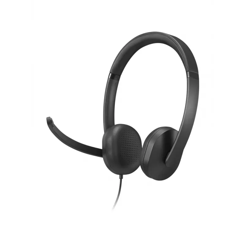 Lenovo VoIP Headset 5000 Kabelgebundenes Head-Band Büro/Callcenter USB Typ-C Schwarz