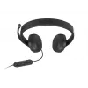 Lenovo VoIP Headset 5000 Kabelgebundenes Head-Band Büro/Callcenter USB Typ-C Schwarz