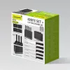 Küchenmesser Maestro MR-1412-Schwarz Messer- und Bretterset