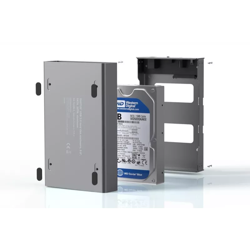 HDD-Gehäuse Digitus DA-71106-1 USB 3.0 3.5 Zoll SATA 16TB Aluminium