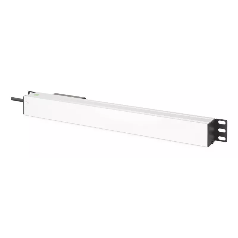 DIGITUS PDU - 1U Aluminium-Rackmount 7x Sicherheitssteckdose 16A 4000W 250VAC 50/60Hz 1x Leitungsschutzschalter