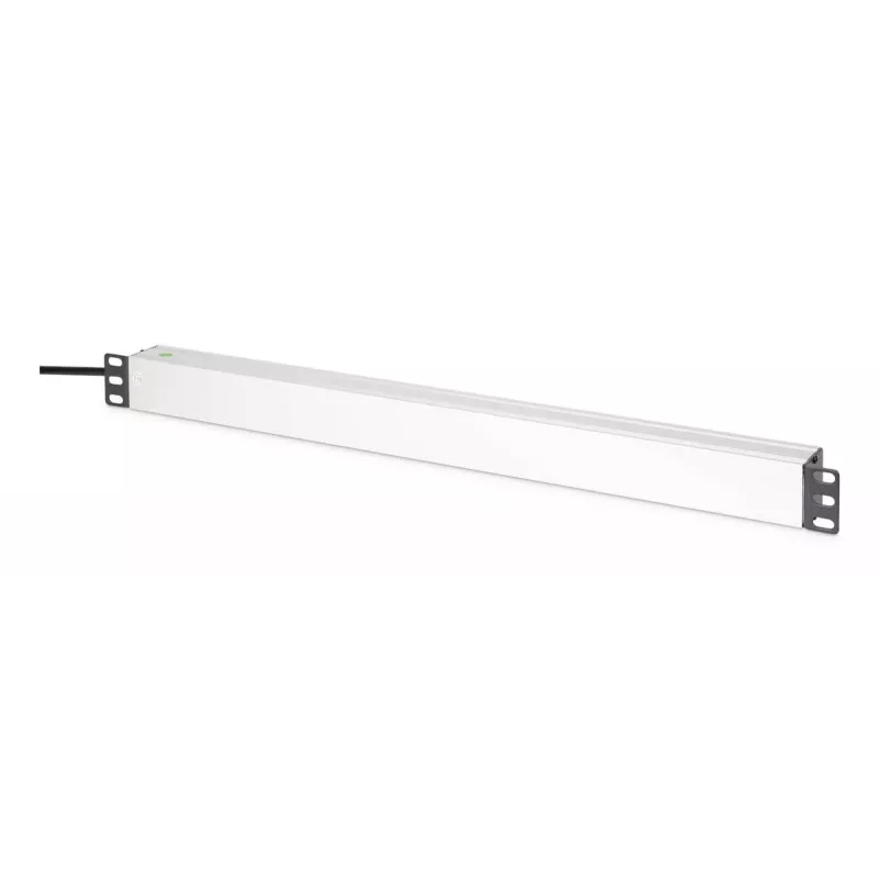 DIGITUS PDU - Aluminium-Rack-einbaubarer Frequenzfilter 2 m 16 A 3600 W 230 V AC 50/60 Hz 7x Sicherheit 2x Steckdose
