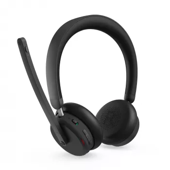 Lenovo 6550 Headset Kabellos Kopfband Office/Callcenter USB Type-C Bluetooth Schwarz