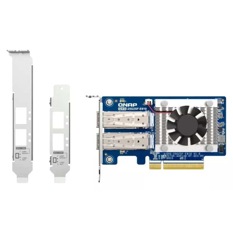 QNAP QXG-25G2SF-E810 Netzwerkkarte Intern Glasfaser 25000 Mbit/s