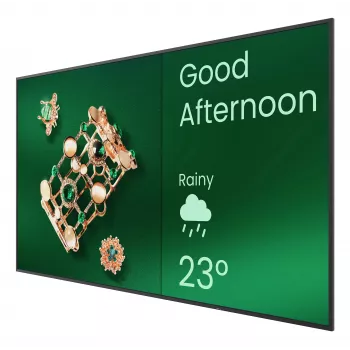 BenQ ST4304 Digital Signage Flachbildschirm 109,2 cm (43 Zoll) 350 cd/m² 4K Ultra HD Schwarz Eingebauter Prozessor Android 14 18/7