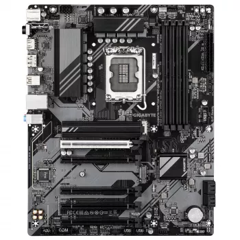 GIGABYTE B760 DS3H WIFI6E GEN5 Mainboard - Unterstützt Intel Core 14. Gen CPUs, 8+2+1 Phasen Digital VRM, bis zu 5600MHz DDR5, 2xPCIe 4.0 M.2, Wi-Fi 6E, 1GbE LAN, USB 3.2 Gen 2x2
