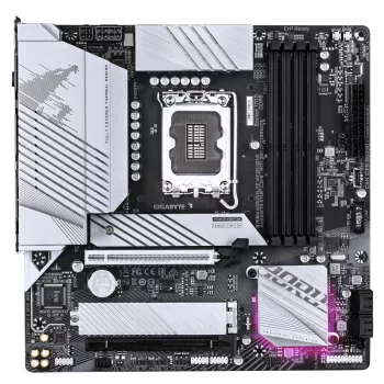 GIGABYTE Motherboard B760M AORUS ELITE WIFI6E GEN5 — Micro ATX, LGA1700, DDR5 bis 5600MHz, 12+1+1 VRM, 2x PCIe4.0 M.2, Wi‑Fi 6E, 2.5 GbE