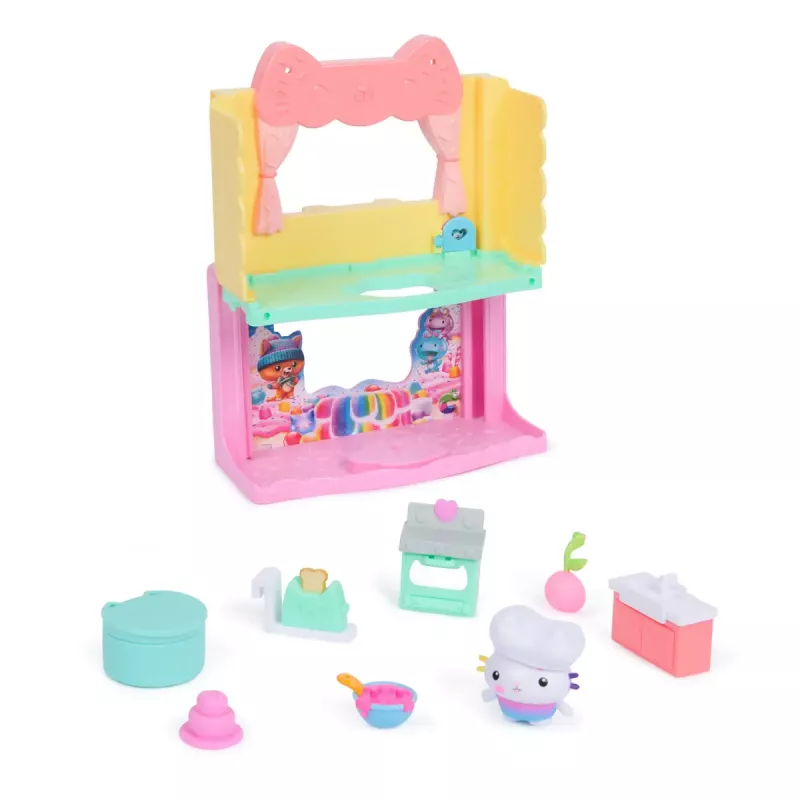 Action-Figur Gabby's Dollhouse Cakeys Sprinkle Cake-tastic Küche Mehrfarbig