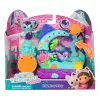 Gabbys Dollhouse: Der Film, Mercats Aquarium-Balkon, mit Spielfigur & Puppenhaus-Zubehör, Kinderspielzeug für Mädchen & Jungen ab 3 Jahren