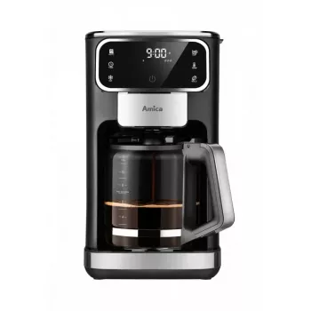 Amica CD2011 Filterkaffeemaschine mit LED-Display, 1100 W, 1,8 l, 6 Tassen, schwarz