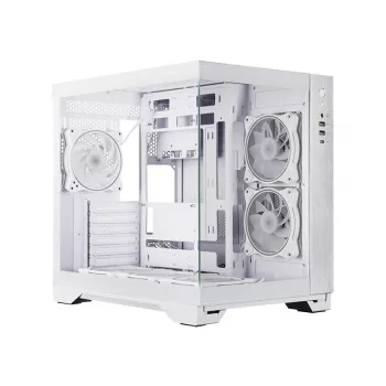 Chieftec GM-30W-TG-OP Computergehäuse Cube Weiß