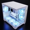 Chieftec GM-30W-TG-OP Computergehäuse Cube Weiß