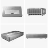 Hisense 120L5ND Projektions-TV Ultra-Kurzdistanz-Projektor 2700 ANSI Lumen DLP UHD 4K (3840x2160) Schwarz, Silber 3D