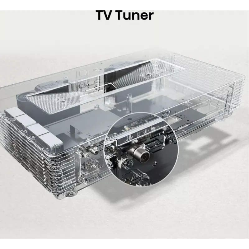 Hisense 120L5ND Projektions-TV Ultra-Kurzdistanz-Projektor 2700 ANSI Lumen DLP UHD 4K (3840x2160) Schwarz, Silber 3D