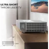 Hisense 120L5ND Projektions-TV Ultra-Kurzdistanz-Projektor 2700 ANSI Lumen DLP UHD 4K (3840x2160) Schwarz, Silber 3D