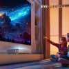 Hisense 120L5ND Projektions-TV Ultra-Kurzdistanz-Projektor 2700 ANSI Lumen DLP UHD 4K (3840x2160) Schwarz, Silber 3D