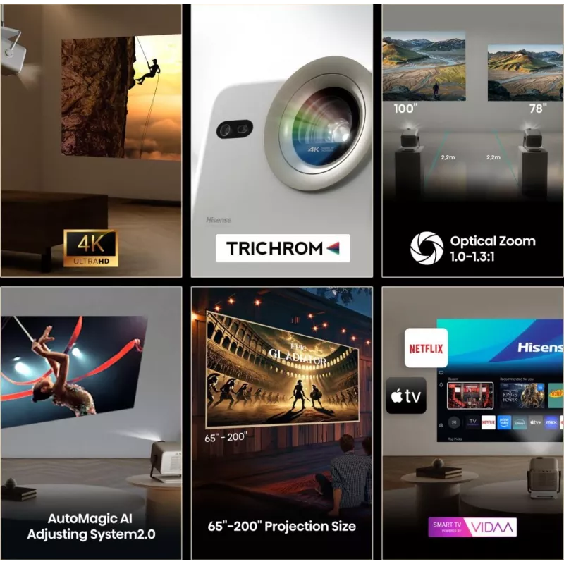 Hisense M2 Pro UHD 4K (3840x2160) 3D Grau