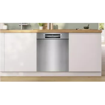 Einbau-Geschirrspüler Bosch SMU2HVS06E — 60 cm vollintegriert, 14 Maßgedecke, 5 Programme, Wärmetauscher-Trocknung