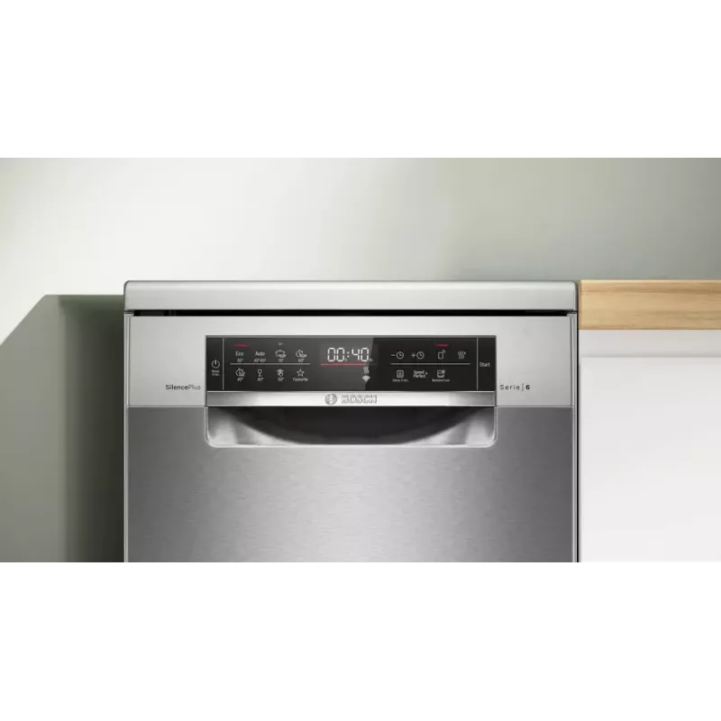 Freistehender Geschirrspüler Bosch Serie 6 SPS6EMI21E — Slimline 45 cm, 10 Maßgedecke, 8 Programme, Energieeffizienzklasse B